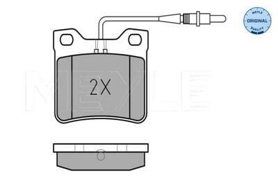 Fren Balatası Arka Kare Vito W638  96-03 ATE Tipi Kendinden Aşınma Sezici Fişli OEM A0034200020, A0024204820