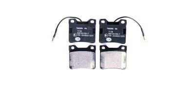 Fren Balatası Arka Kare Vito W638  96-03 ATE Tipi Kendinden Aşınma Sezici Fişli OEM A0034200020, A0024204820