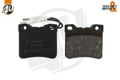 Fren Balatası Arka Kare Vito W638  96-03 ATE Tipi Kendinden Aşınma Sezici Fişli OEM A0034200020, A0024204820