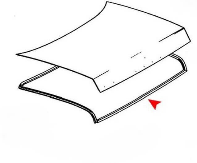 BAGAJ LASTİĞİ W123 OEM 1237580098