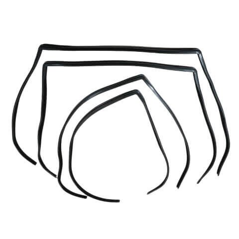 Kapı Cam ''U'' Fitil ''F'' Oluklu W115 Takım 4 Cam OEM A1157250925