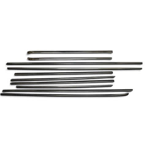 Takım Nikelaj / Çevre Çıtası Üst W115 Takım 10 Parça OEM A1148800000, 1148800000