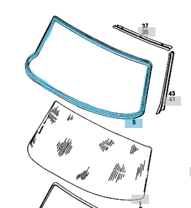 Cam Lastiği W115 Ön A1156700039