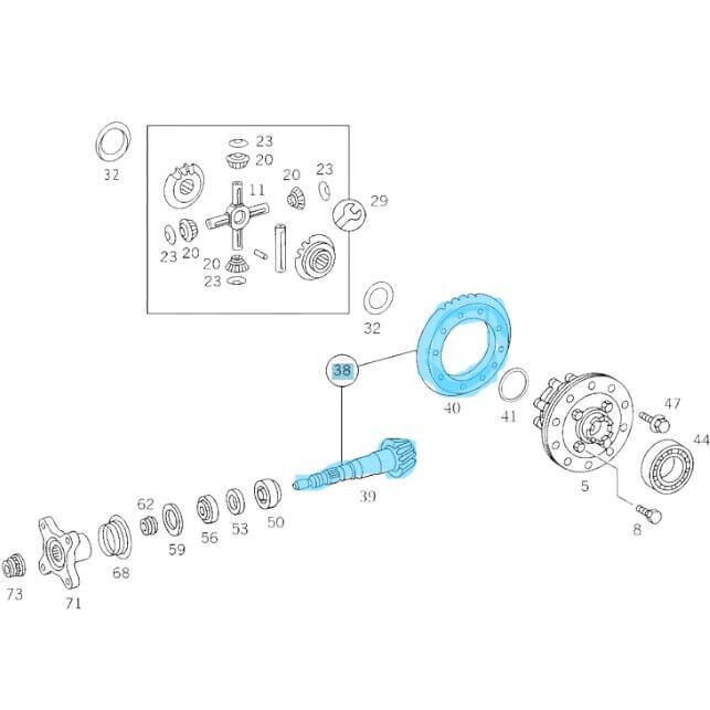 Ayna Mahruti 9x37 Sprinter W901 W902 OEM 6023502939