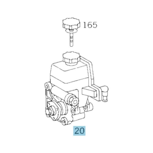 Direksiyon Pompası Vito W638, Sprinter W901, W902, W903, W904, OEM A0034660701, A0024662801, A0024662601, A0024660701