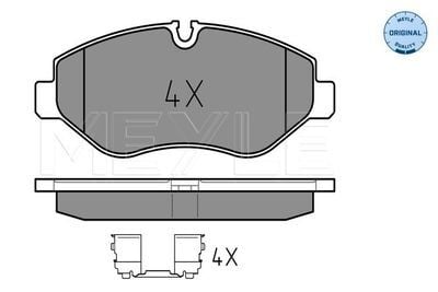 Fren Balatası Ön Vito W639, W447, Sprinter W906, VW Crafter.  OEM A9064210700, A9064210400, A0084205020, A0064208420, 2E0698151