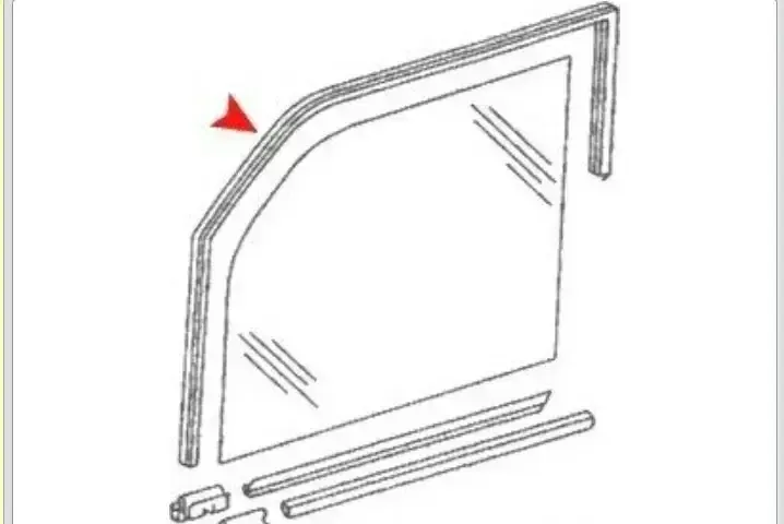 CAM ''U'' FİTİL OLUKLU W123 TAKIM 4 CAM OEM A1237250125
