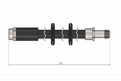 Fren Hortumu Ön 49cm  Vito W638 OEM  A6384282235, A6384280835