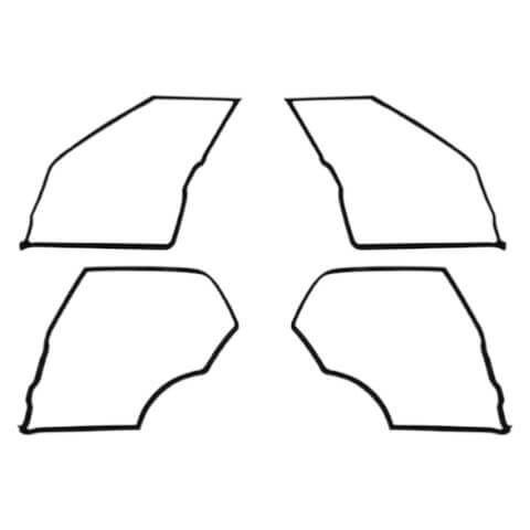 Kapı Lastiği / Kapı Toz Lastiği 4 Kapı Takım W124 84-90 OEM A1247201278, A1247300078,  A1247201278