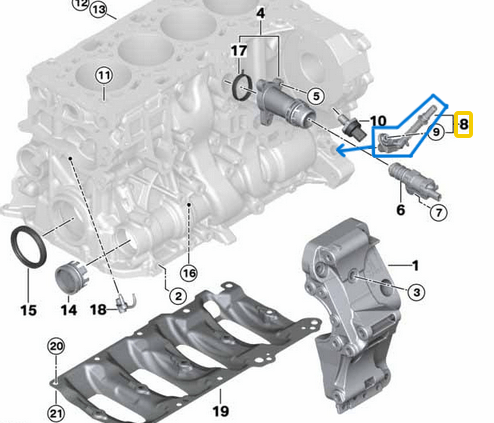 Vakum Pompa Valfli Boru / Tek Yönlü Valf OEM 11667620923