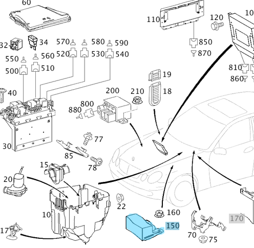 Kızdırma Rölesi / Buji Isıtma Rölesi C Seri W202, W203, E Seri W210, Vito W636, W639, Sprinter W901, W902, W903, W904, W906 Motor: OM611, OM646, OEM A0005453516, A6461536579, A0255452832, A6461538491, A0195456832