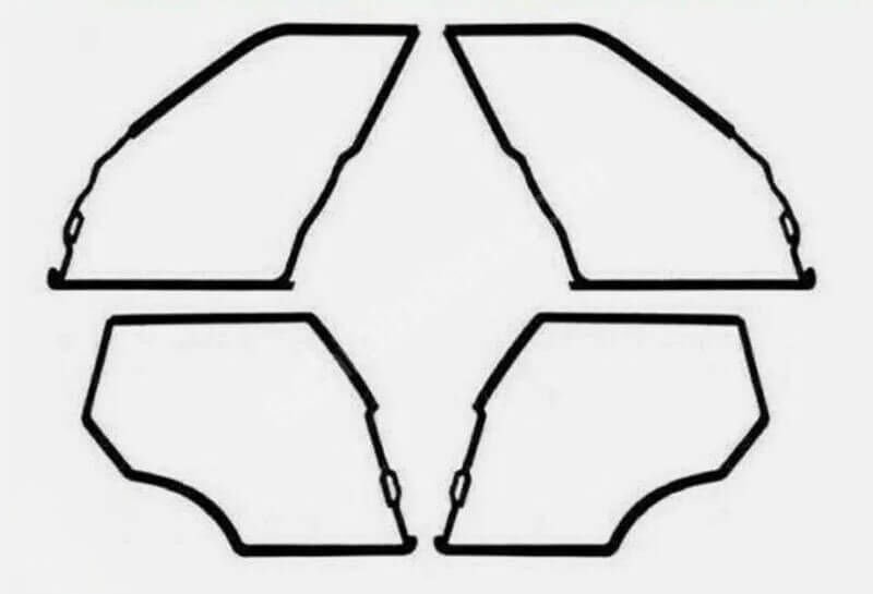 KAPI LASTİĞİ W126 TAKIM SEL TİPİ OEM A1267300078-1