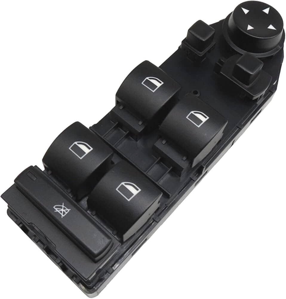 Cam Açma Düğmesi Ön Sol Ayna Karartmalı BMW 5 Seri E60, E61, OEM 61316951909, 61316943246