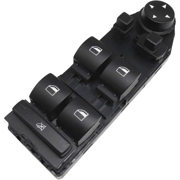 Cam Açma Düğmesi Ön Sol Ayna Karartmalı BMW 5 Seri E60, E61, OEM 61316951909, 61316943246