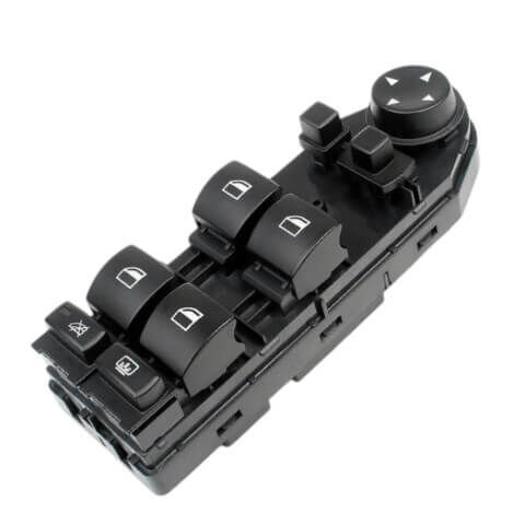 Cam Açma Düğmesi Ön Sol Karartmalı Perde Açmalı BMW 5 Seri E60, E61, OEM 61316951919, 61316943256