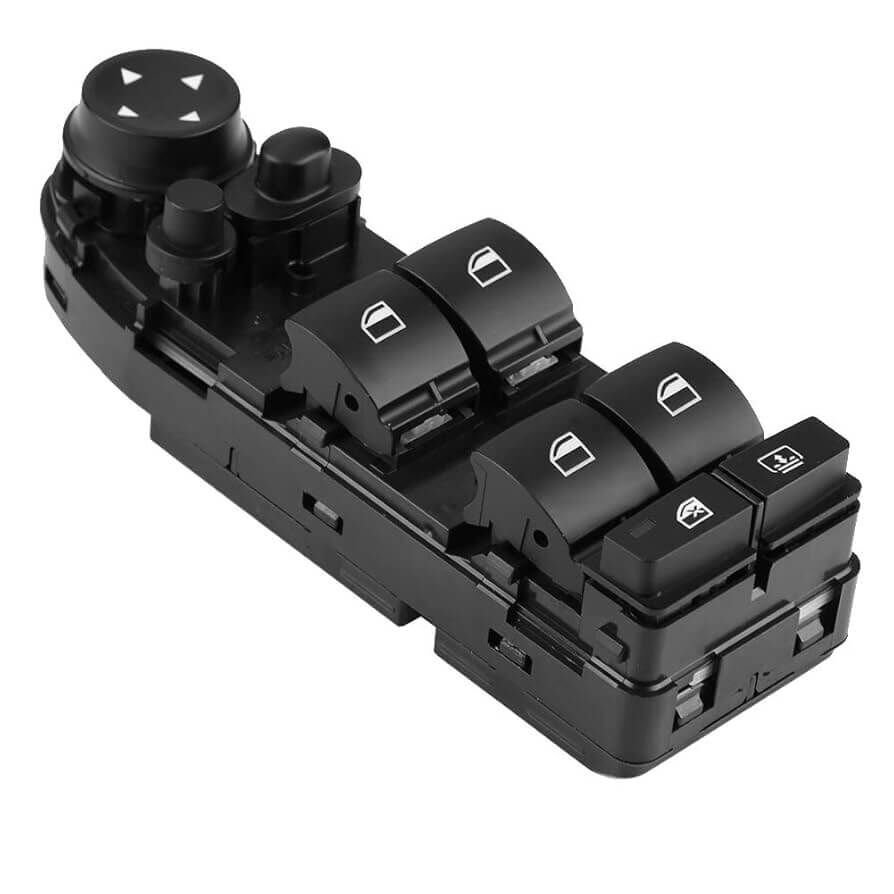 Cam Açma Düğmesi Ön Sol Ayna Karartmalı Perde Açmalı / Güneşlikli BMW 5 Seri E60, E61, OEM 61319122113