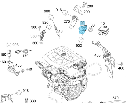 Kızdırma Rölesi / Buji Isıtma Rölesi Citan W415,  A Seri W176, B Seri W246, Motor: OM611, OM646, OEM A6079000100, A6991530200, 110678071R