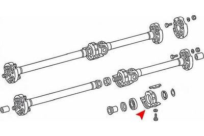 Şaft Askısı W115 (BİLYALI) M115 200, 220, 230/4, 230/6, OM615, OM616 200D, 240D OEM A1154104381