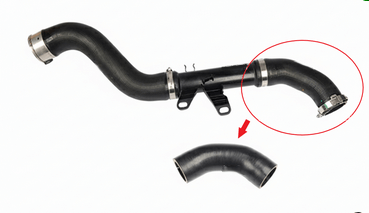 Intercooler Hortumu / İnterkol Hortumu / Turbo Hortumu Sol Kısa Ses Sönümleyiciye Bağlanan Vito W447 Motor: OM622 OEM A4475280582 -2