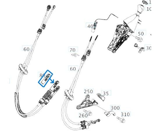 Vites Teli Uç Başlığı Sprinter W906, VW Crafter OEM A9062680166