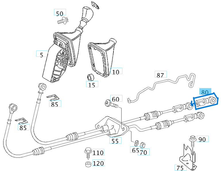 Vites Teli Uç Başlığı Sprinter W901, W902, W903, W904 OEM A9012680143
