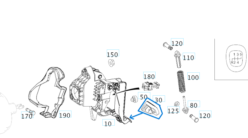 Pedal Lastiği Fren Manuel Şanzıman E Seri W124, W210, W211, W212, S Seri W140, C Seri W202, W203, W204, W205, Vito W638, W639, W447, Sprinter W906, W907, W910 OEM A2012920082
