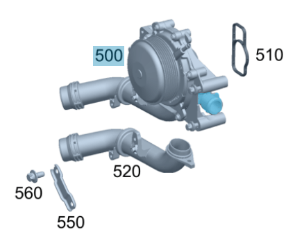 Devirdaim Gövde Borusu / Devirdaim Ara Borusu M Seri W166, C Seri W204, E Seri W211, W212, S Seri W221, Vito W447 OEM A6512008401, A6512007701, A6512006801, A6512006401, A6512001901, A6512001301, A6512001101