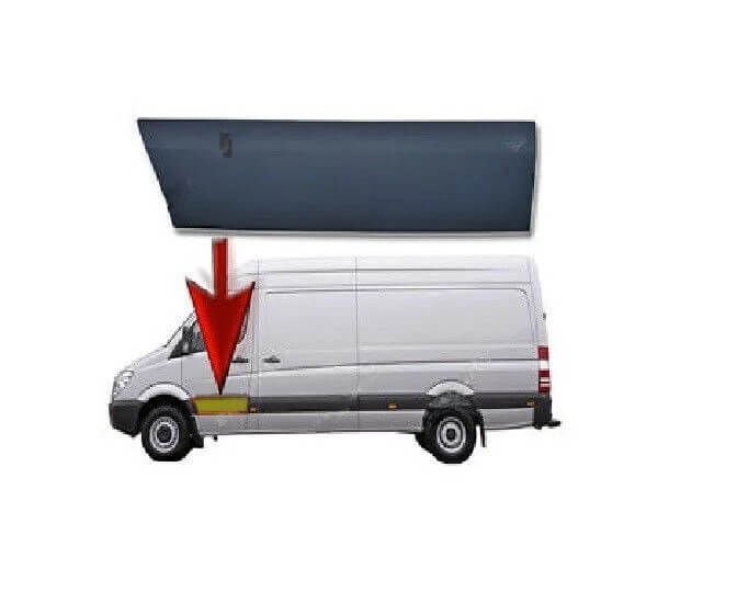 Kaplama Kapı Ön Sol / Kapı Kaplaması Ön Sol Sprinter W906 OEM A9066900400, A9066904982