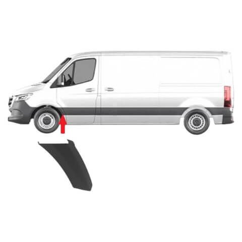 Kaplama Çamurluk Ön Sol / Çamurluk Kaplaması Ön Sol / Çamurluk Uç Kaplaması Sprinter W907, W910 OEM A9106900000