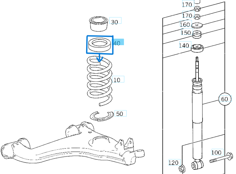 Get Lastiği Ön 21mm 5 Kertik C Seri W202, E Seri W210 OEM A2103210584