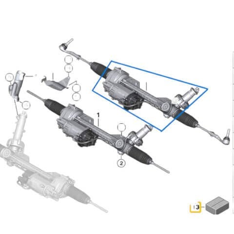 Direksiyon Kutusu Tamir Takımı Elektrikli Pistonlu 1 Seri F20, F21, 2 Seri F22, F23,  3 Seri F30, F31, F34, 4 Seri F32, F33, X3 Seri F25, X4 Seri F26 OEM 32106891974