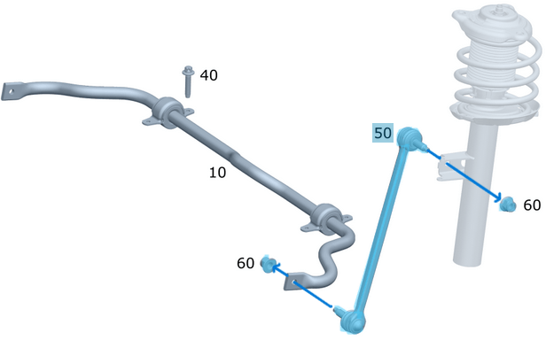 Z Rot / Viraj Askı Rotu Ön Sağ+Sol A Seri W177, B Seri W243, W247, CLA Seri W118, OEM A2473204200, A2473207503, A2473207603