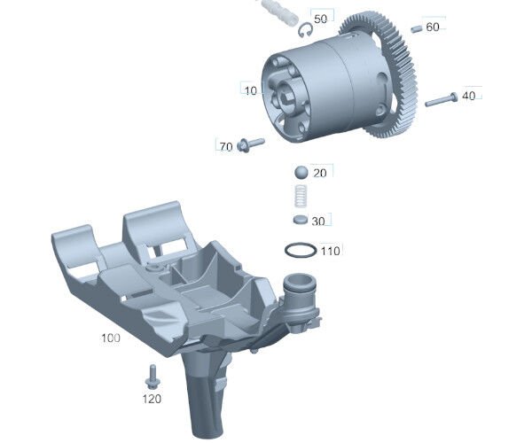 Yağ Pompası C Seri W204, W205, E Seri W212, W213, S Seri W222 Motor: OM651 OEM  A6511801500, A6511802001, A6511801801