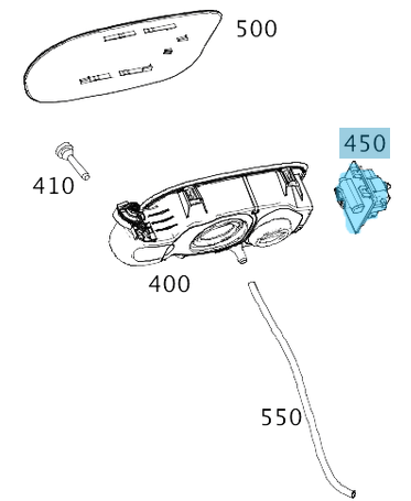 Merkezi Kilit Motoru Yakıt Depo Kapağı CLA W117, CLS W257, GLA W156, GLC X253, G-Class W463, W465, ML W166, SLK W172, A Seri W176, B Seri W242, W246, C Seri W205, E Seri W213, W238, S Seri W217, W222, SL R231,  OEM A0008207703, A0008202303, A0038203297