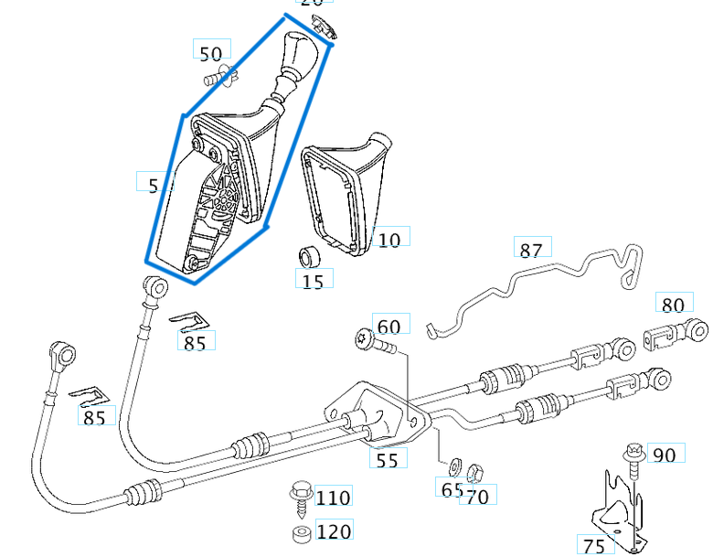 Vites Kolu Mekanizması Körüklü Sprinter W901, W902, W903, W904 OEM A0002600009