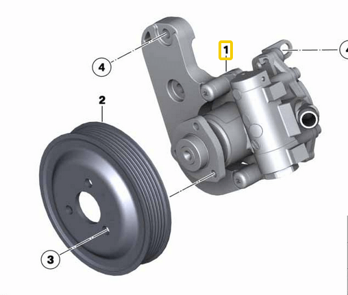 Direksiyon Pompası BMW 3 Seri E90, E91, E92, E93, X1 E84 Motor: N47N OEM 32416867534, 32416788838