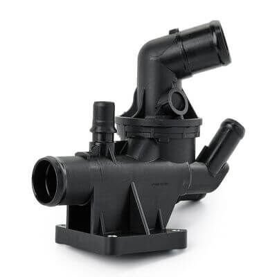 Termostat Yuvalı Komple 80'C Eğri Su Giriş Borulu C Seri W205, Vito W447, Motor: OM626 OEM A6222000215, A6222000015, 6222000215, 6222000015