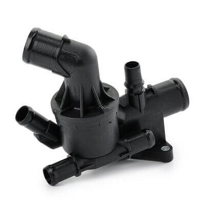 Termostat Yuvalı Komple 80'C Eğri Su Giriş Borulu C Seri W205, Vito W447, Motor: OM626 OEM A6222000215, A6222000015, 6222000215, 6222000015