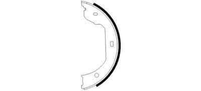 El Fren Balatası / Park Fren Balatası 3 Seri E46, 5 Seri E39, E60, E61, E53, 7 Seri E65, E67, X3 Seri E83, X5 Seri E53, OEM 34416761293, 6761293