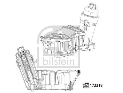 Yağ Filtre Kütüğü Plastik Gövde (boş)  F10, F20, F30 1 SERI, 3 SERI, 5 SERI N47N OEM 11428507697