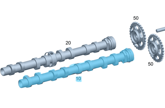 Eksantrik Mili Emme Motor: OM651 OEM A6510500200