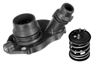 Termostat Komple Kapaklı BMW  1 Seri F20, 3 Seri E90, E93, F30, F34, 5 Seri F07, F10, 6 Seri F06, F13, 7 Seri F01, F02, X1 Seri E84, X3 Seri F25, X4 Seri F26, X5 Seri E70, F15, X6 Seri E71, F16, Motor: N47N OEM 11518512234 + 11518516203