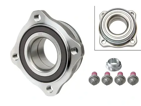 Teker Rulmanı Poryalı Arka BMW 5 Seri F07, F10, F11, 6 Seri F06, F12, F13, 7 Seri F01, F02, F04, OEM 33406850159, 33416775021