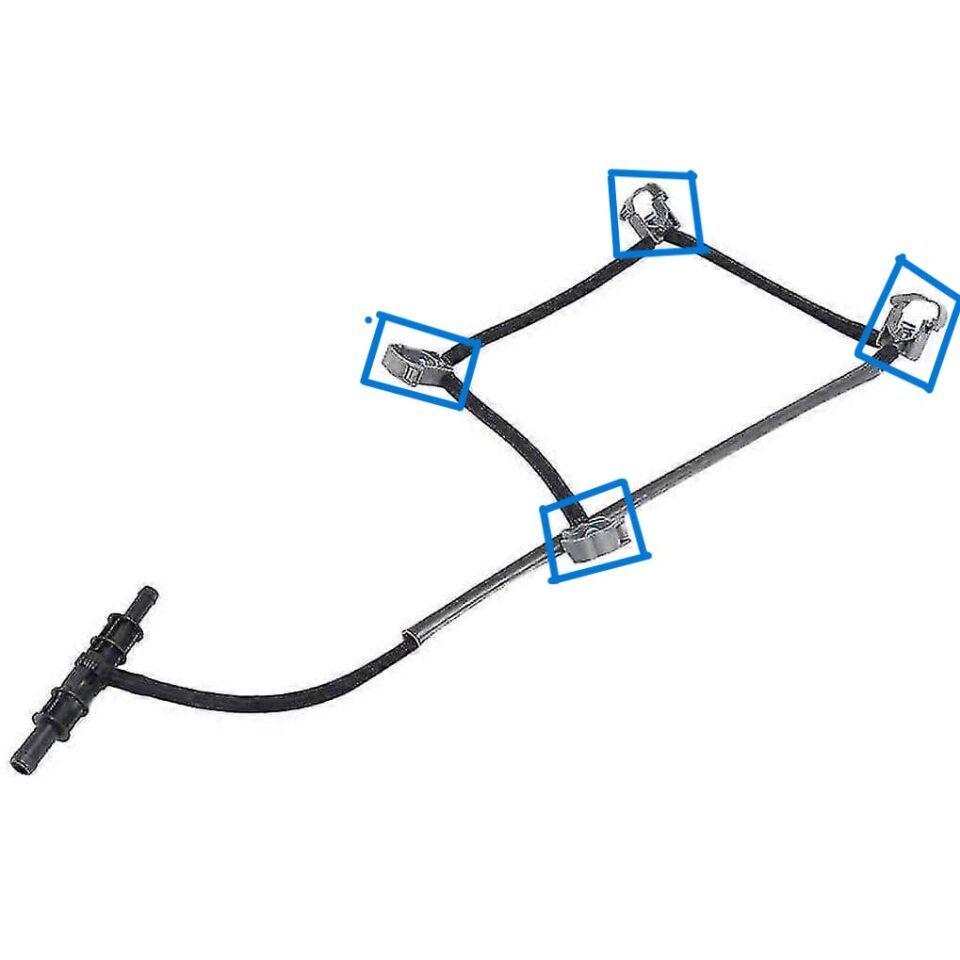 Mazot Geri Dönüş Rekor Takımı (4 Adet) C Seri  W204, E Seri W211 OEM A6460702132