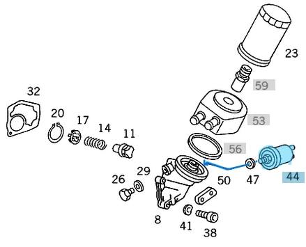 Yağ Müşürü / Yağ Basınç Müşürü C Seri W201, W202, E Seri W124, W210, S Seri W126, Motor: M102, M104, M111, OM601, OM602, OM603 OEM A0065429417, A0055421817, 0065429417, 0055421817