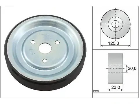 DEVİRDAİM KASNAĞI BMW 1 Seri F20, F21, 3 Seri F30, F31, MINI R56, R57, R58, R59, R60, Motor: N13 OEM 11517619020, 11517571012