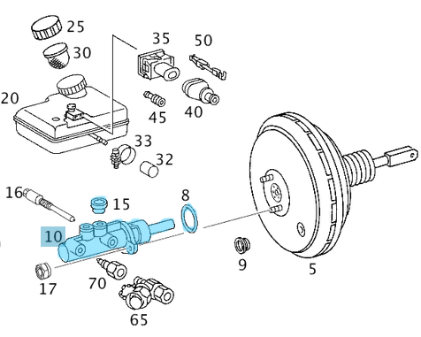 Ana Merkez 23,81mm Sprinter W901, W902, W903, OEM A0004317101, PMK593