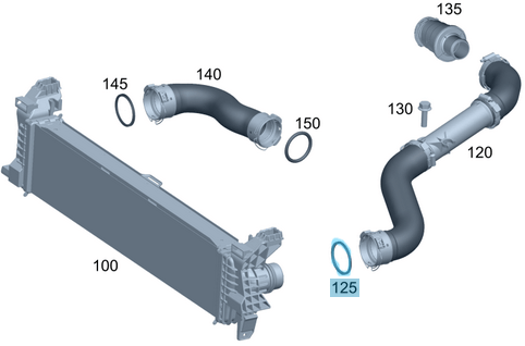 Oring Conta / Turbo Hortum Contası Ø 50mm Universal BMW Motor: N20, N47, N47N, B38, B47  Mercedes Motor: M270, M274, OM622, OM642, OEM A0219976445, 11618506782