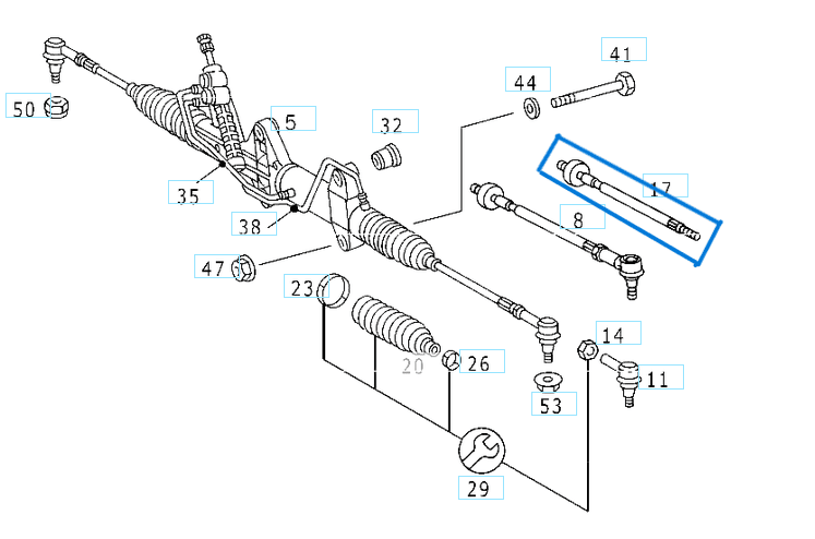 ROT MİLİ SOL SAĞ Sprinter W901, W902, W903, W904 VW LT35 OEM A9014600455, A9014600255, A9014600155, 2D0422803