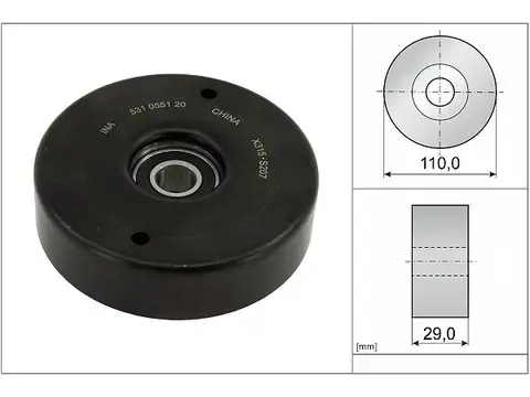 Kayış Gergi Kasnağı / Kayış Gergi Makarası Sac. E Seri W124, W210, C Seri W202, W203, Vito W638, Sprinter W901, W902, W903, W904 Motor: M111, OEM A1112000070, 1112000070